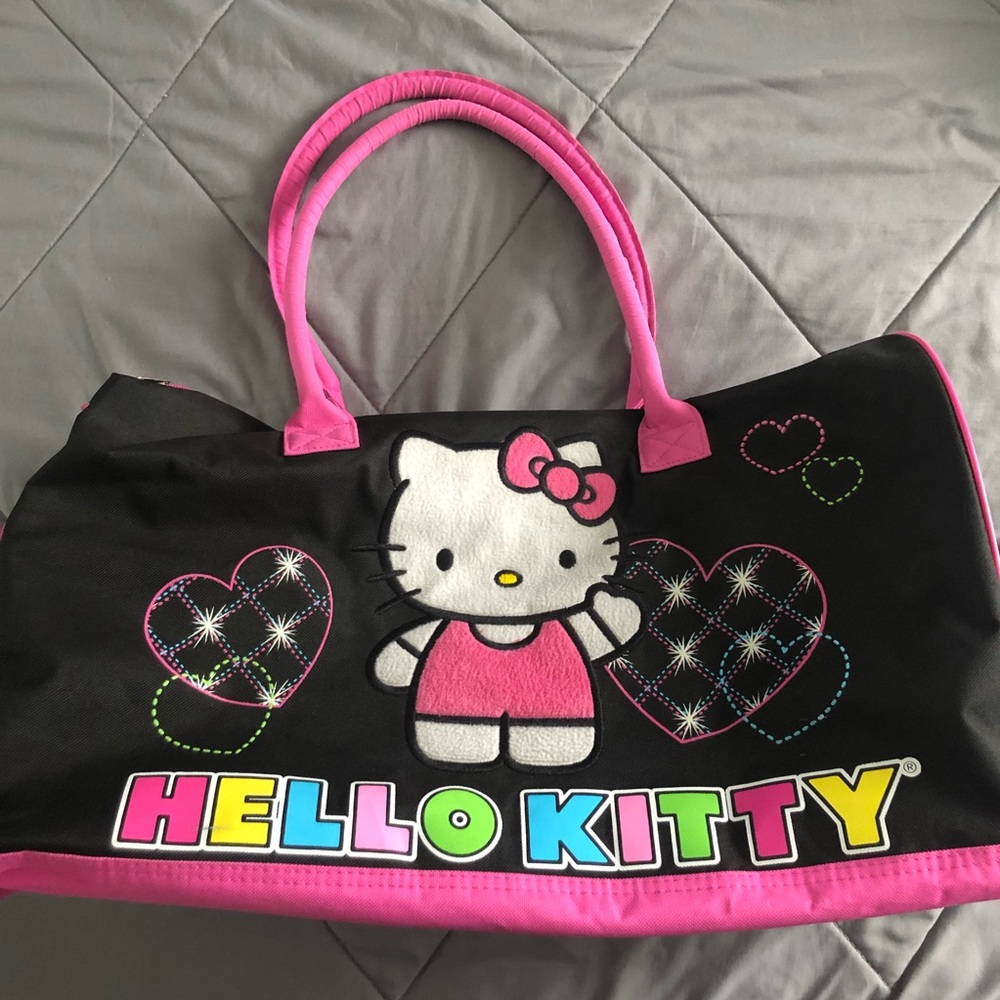 Gently Used Hello Kitty Overnight/Duffle Bag